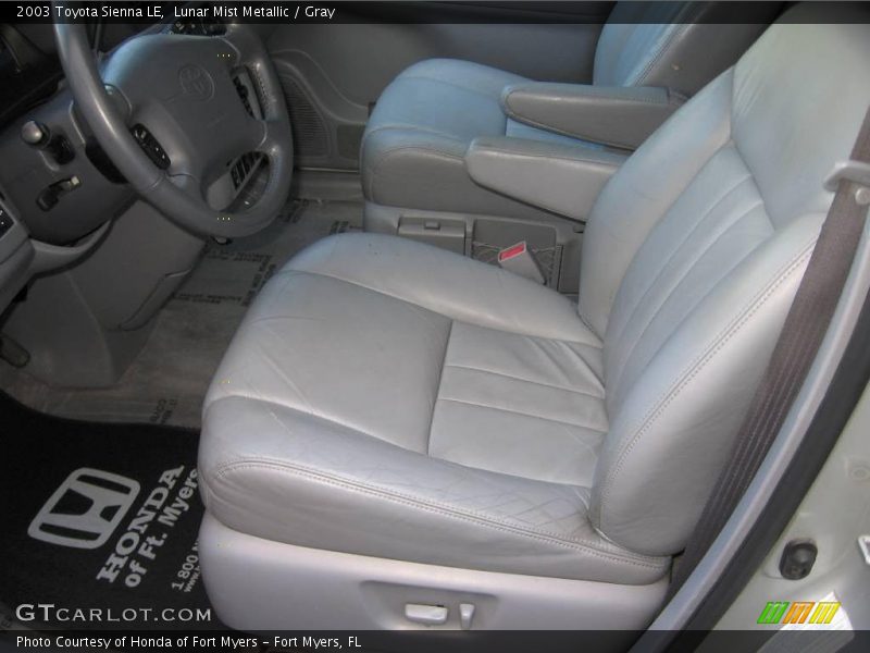 Lunar Mist Metallic / Gray 2003 Toyota Sienna LE