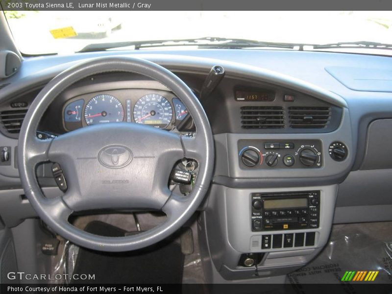 Lunar Mist Metallic / Gray 2003 Toyota Sienna LE