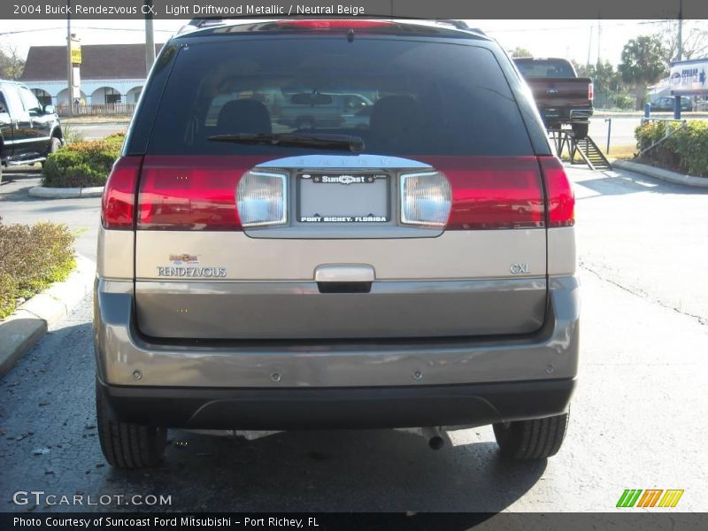 Light Driftwood Metallic / Neutral Beige 2004 Buick Rendezvous CX