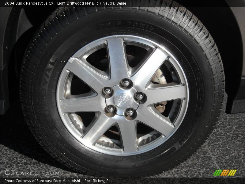 Light Driftwood Metallic / Neutral Beige 2004 Buick Rendezvous CX