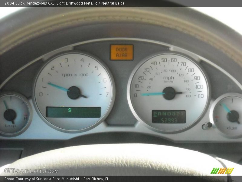 Light Driftwood Metallic / Neutral Beige 2004 Buick Rendezvous CX