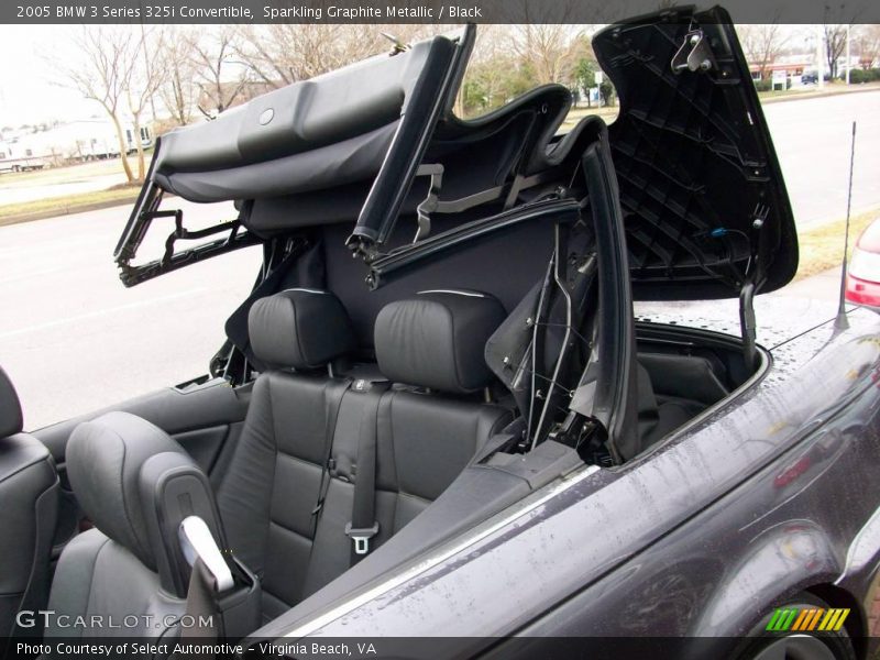 Sparkling Graphite Metallic / Black 2005 BMW 3 Series 325i Convertible