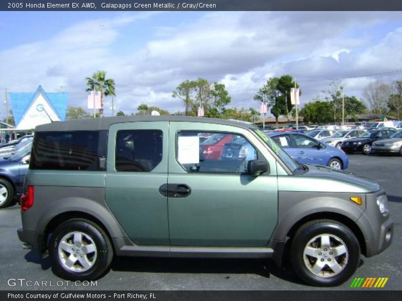 Galapagos Green Metallic / Gray/Green 2005 Honda Element EX AWD