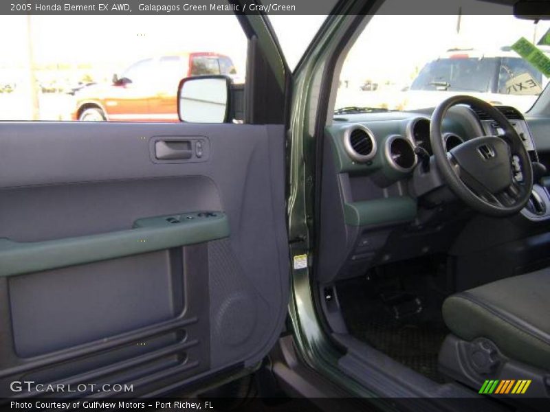 Galapagos Green Metallic / Gray/Green 2005 Honda Element EX AWD