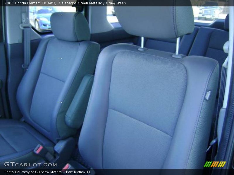Galapagos Green Metallic / Gray/Green 2005 Honda Element EX AWD
