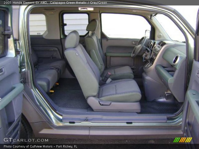 Galapagos Green Metallic / Gray/Green 2005 Honda Element EX AWD