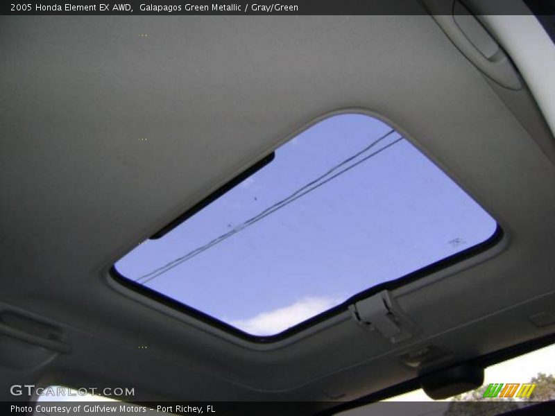 Galapagos Green Metallic / Gray/Green 2005 Honda Element EX AWD