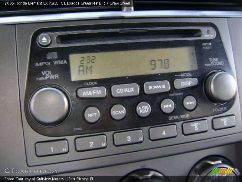 Galapagos Green Metallic / Gray/Green 2005 Honda Element EX AWD