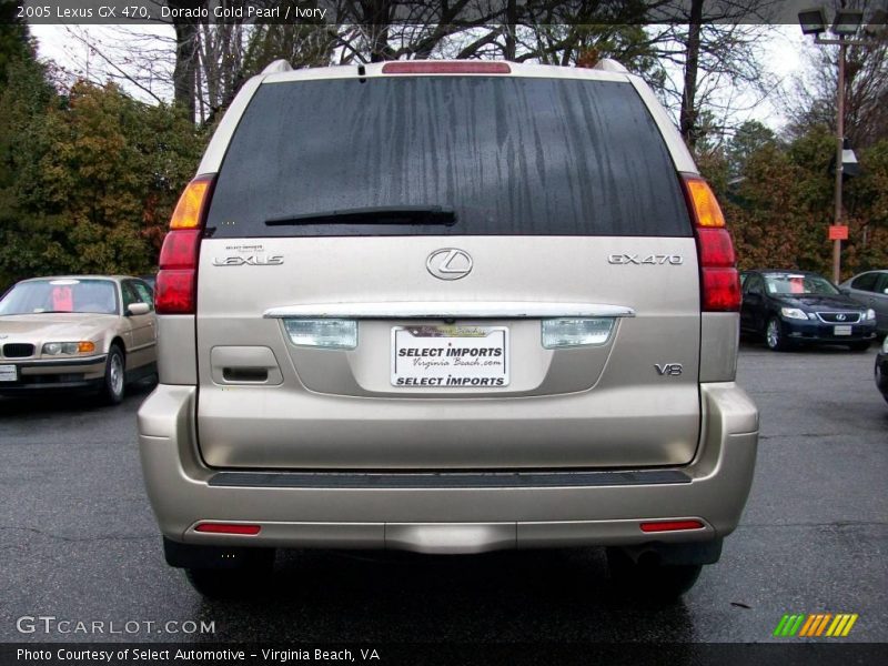 Dorado Gold Pearl / Ivory 2005 Lexus GX 470