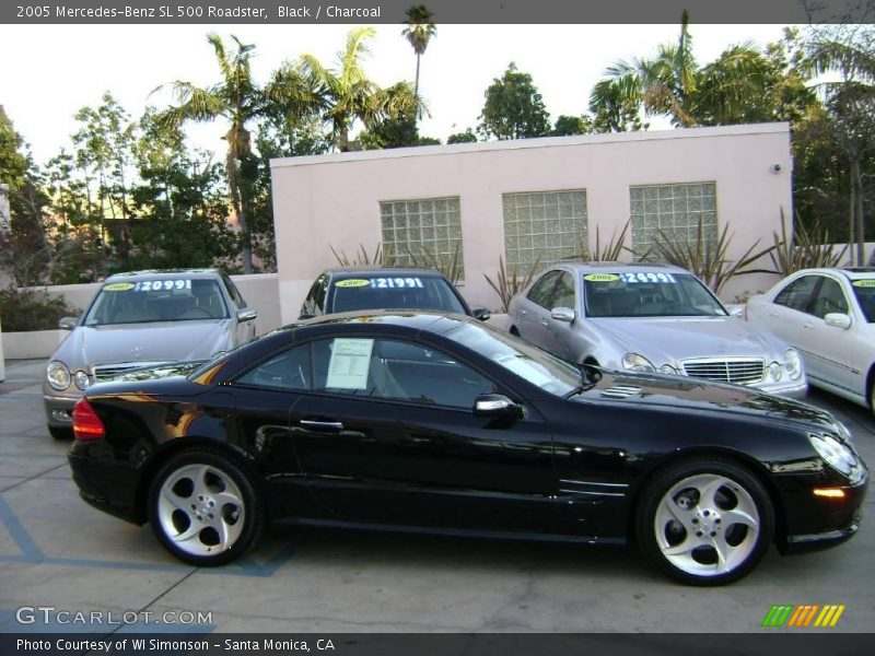 Black / Charcoal 2005 Mercedes-Benz SL 500 Roadster