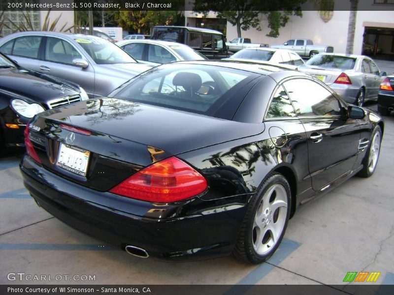 Black / Charcoal 2005 Mercedes-Benz SL 500 Roadster