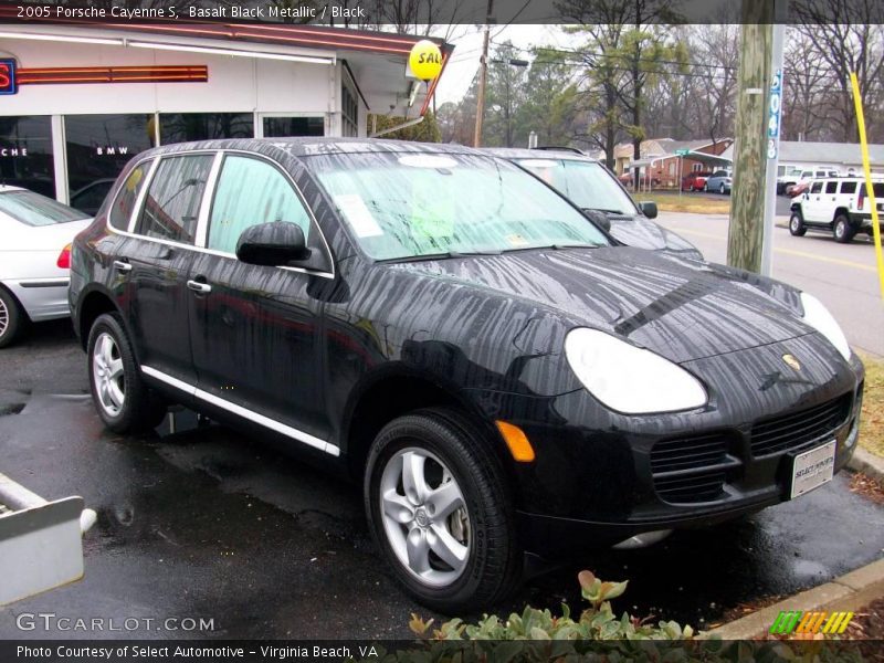 Basalt Black Metallic / Black 2005 Porsche Cayenne S