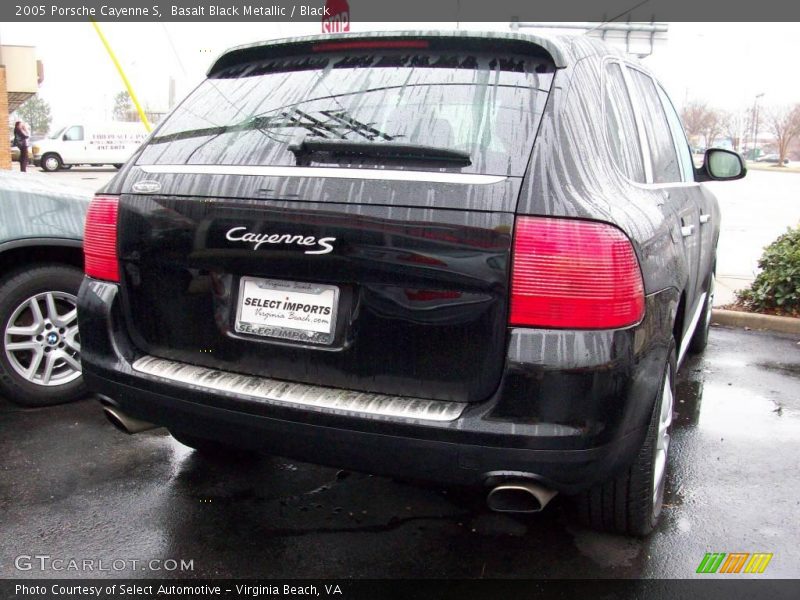 Basalt Black Metallic / Black 2005 Porsche Cayenne S