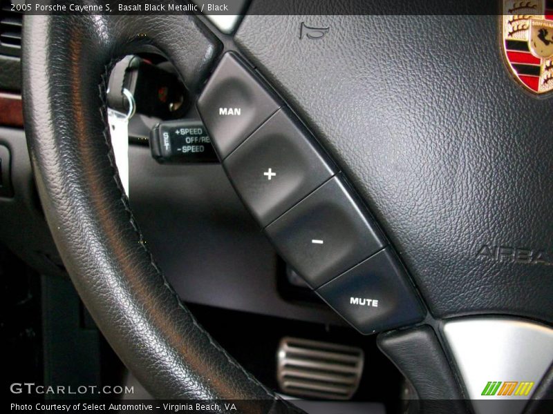 Basalt Black Metallic / Black 2005 Porsche Cayenne S