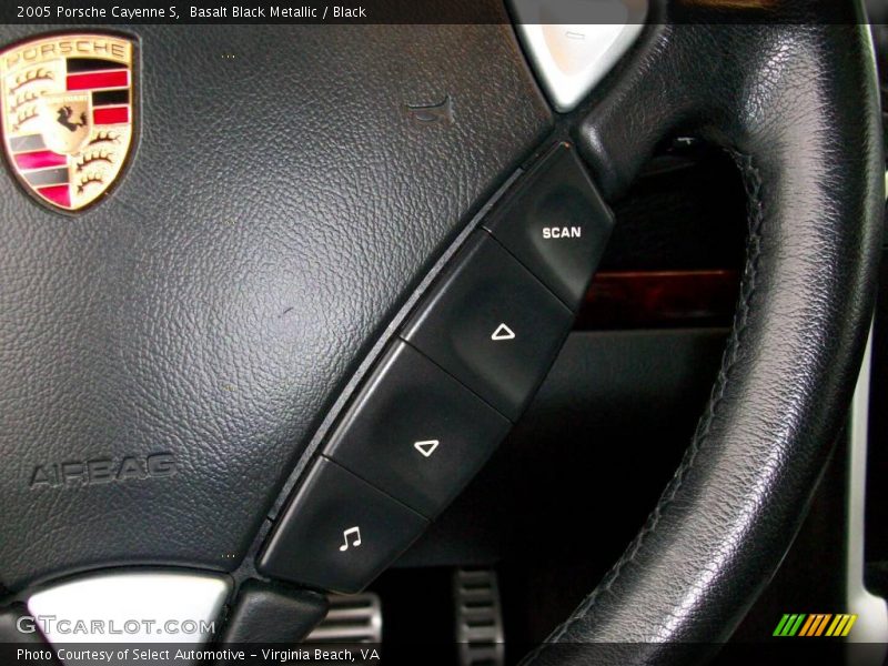 Basalt Black Metallic / Black 2005 Porsche Cayenne S