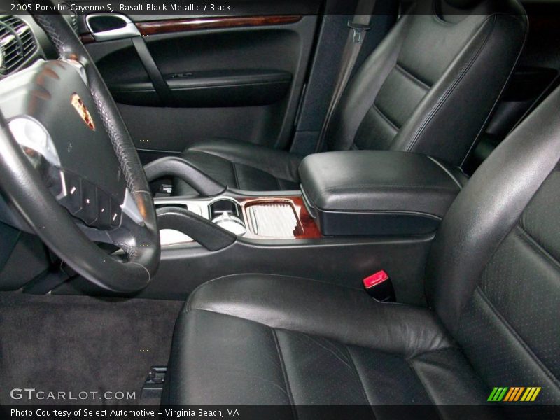 Basalt Black Metallic / Black 2005 Porsche Cayenne S