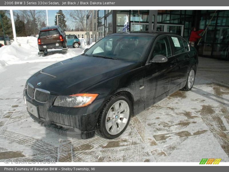 Jet Black / Black Dakota Leather 2006 BMW 3 Series 330xi Sedan