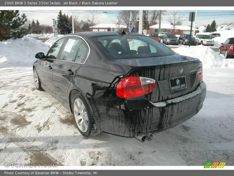 Jet Black / Black Dakota Leather 2006 BMW 3 Series 330xi Sedan