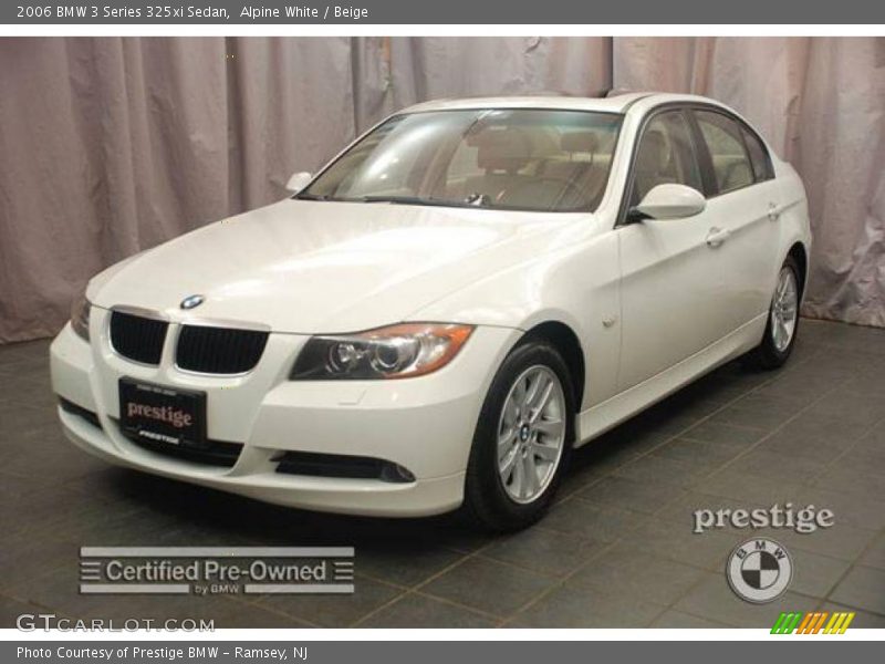 Alpine White / Beige 2006 BMW 3 Series 325xi Sedan