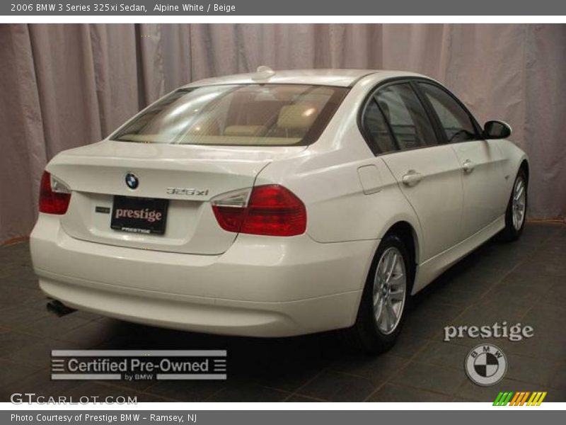 Alpine White / Beige 2006 BMW 3 Series 325xi Sedan