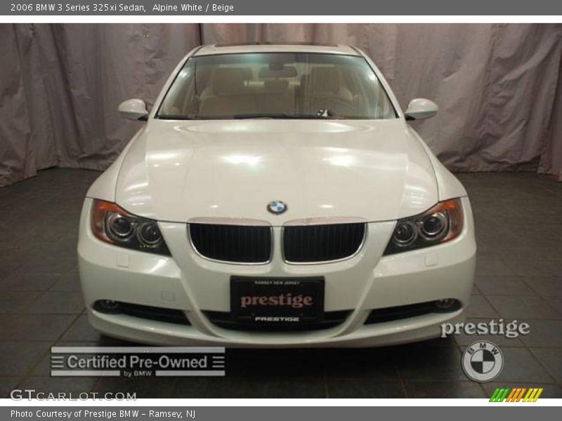 Alpine White / Beige 2006 BMW 3 Series 325xi Sedan