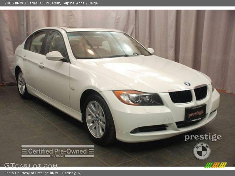 Alpine White / Beige 2006 BMW 3 Series 325xi Sedan