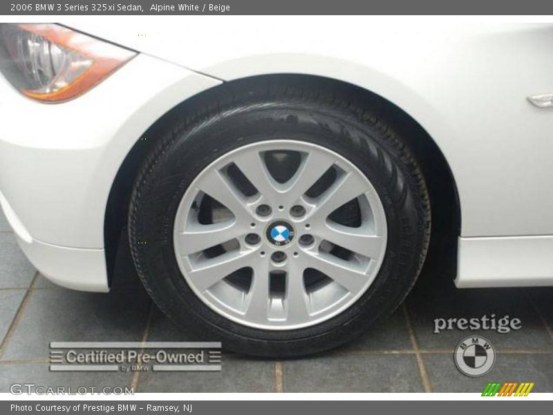 Alpine White / Beige 2006 BMW 3 Series 325xi Sedan