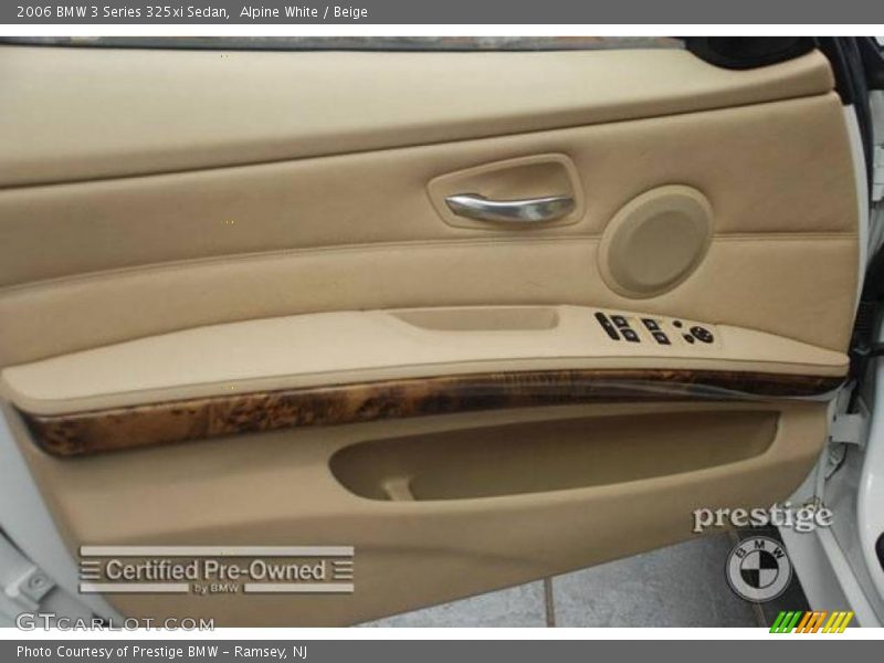 Alpine White / Beige 2006 BMW 3 Series 325xi Sedan