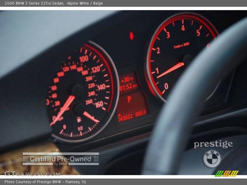 Alpine White / Beige 2006 BMW 3 Series 325xi Sedan