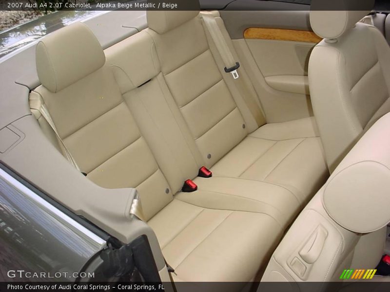 Alpaka Beige Metallic / Beige 2007 Audi A4 2.0T Cabriolet