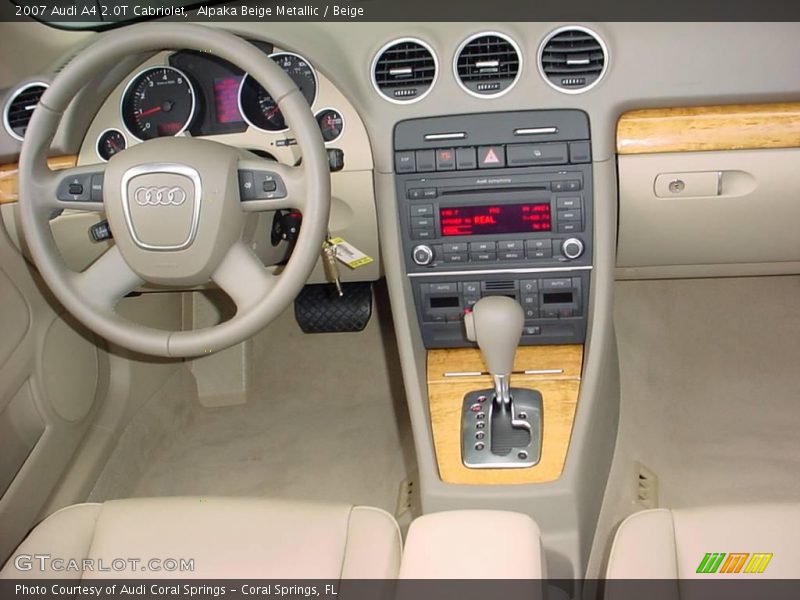 Alpaka Beige Metallic / Beige 2007 Audi A4 2.0T Cabriolet