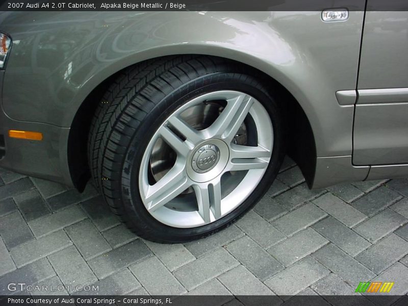 Alpaka Beige Metallic / Beige 2007 Audi A4 2.0T Cabriolet