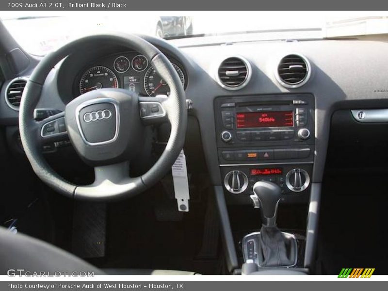 Brilliant Black / Black 2009 Audi A3 2.0T