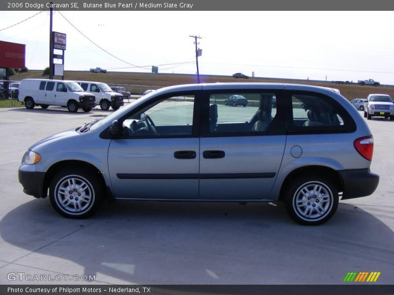 Butane Blue Pearl / Medium Slate Gray 2006 Dodge Caravan SE