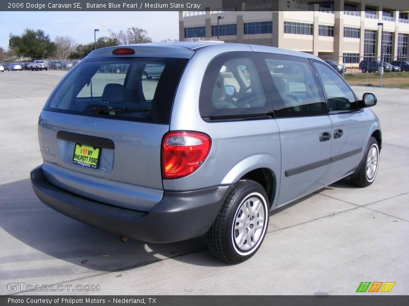 Butane Blue Pearl / Medium Slate Gray 2006 Dodge Caravan SE