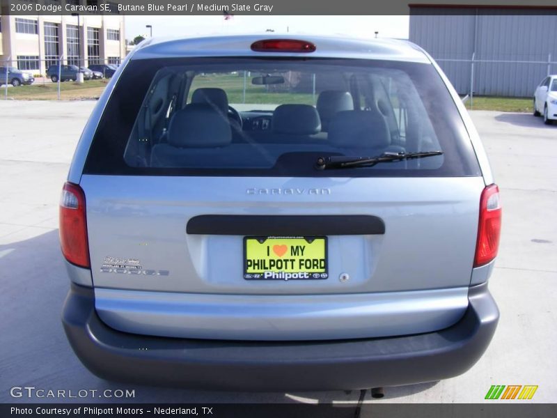 Butane Blue Pearl / Medium Slate Gray 2006 Dodge Caravan SE