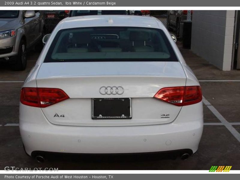 Ibis White / Cardamom Beige 2009 Audi A4 3.2 quattro Sedan