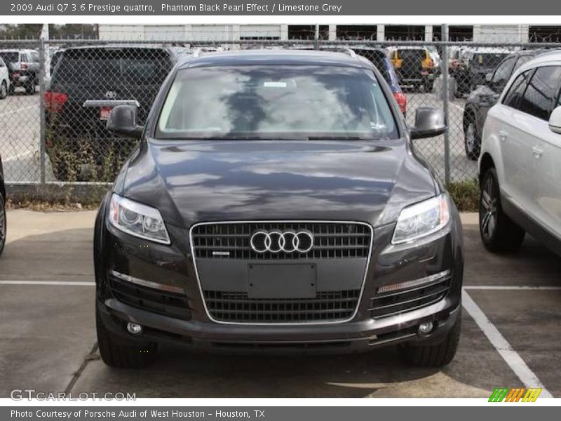 Phantom Black Pearl Effect / Limestone Grey 2009 Audi Q7 3.6 Prestige quattro