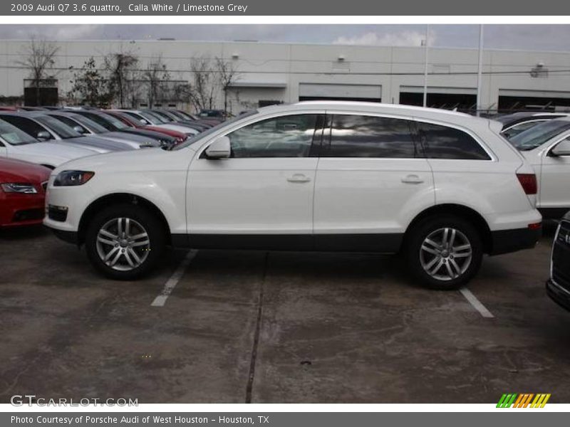 Calla White / Limestone Grey 2009 Audi Q7 3.6 quattro