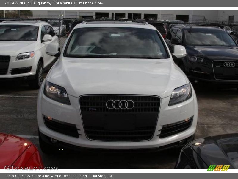 Calla White / Limestone Grey 2009 Audi Q7 3.6 quattro