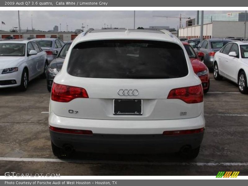 Calla White / Limestone Grey 2009 Audi Q7 3.6 quattro