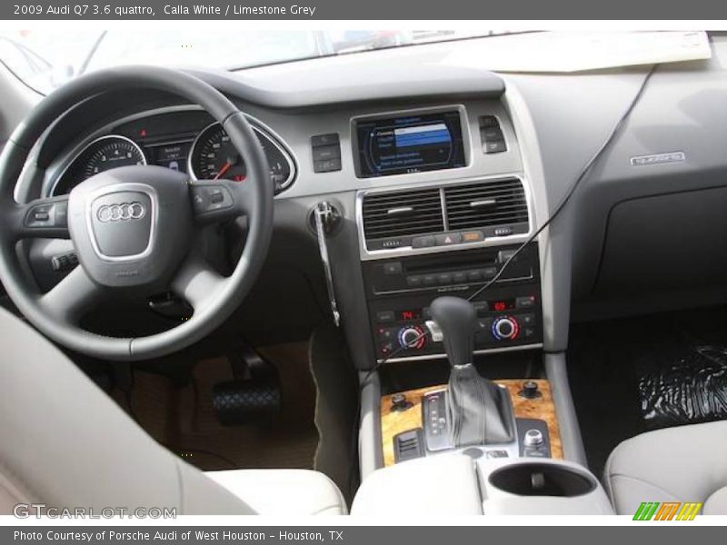 Calla White / Limestone Grey 2009 Audi Q7 3.6 quattro