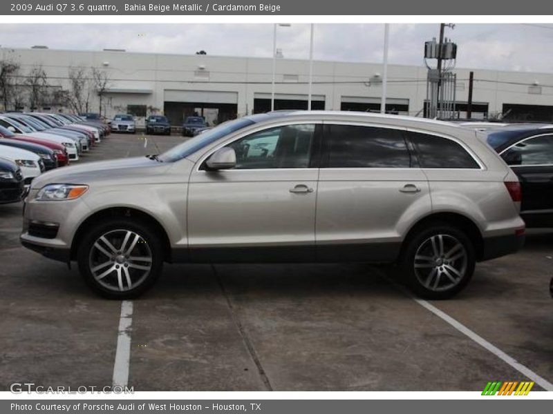 Bahia Beige Metallic / Cardamom Beige 2009 Audi Q7 3.6 quattro