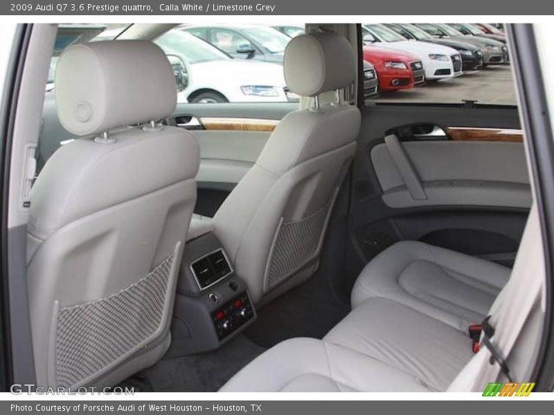 Calla White / Limestone Grey 2009 Audi Q7 3.6 Prestige quattro