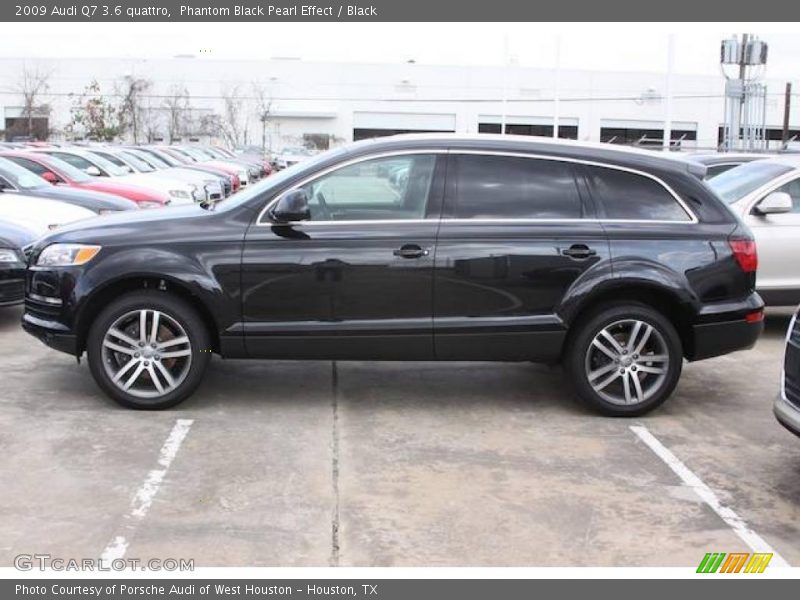 Phantom Black Pearl Effect / Black 2009 Audi Q7 3.6 quattro