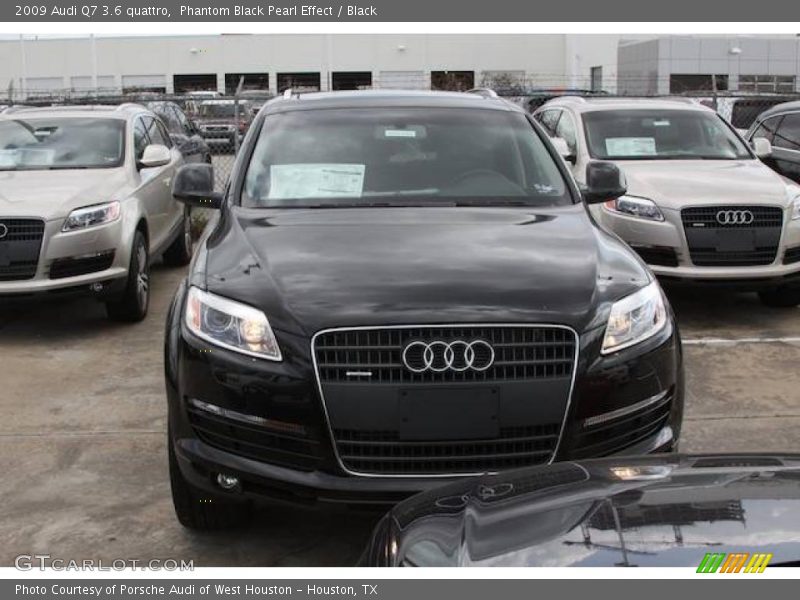 Phantom Black Pearl Effect / Black 2009 Audi Q7 3.6 quattro
