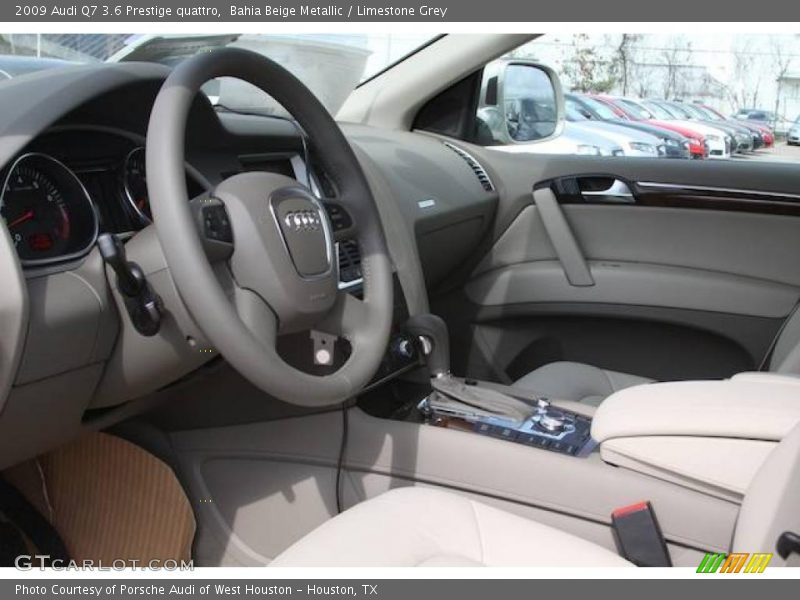 Bahia Beige Metallic / Limestone Grey 2009 Audi Q7 3.6 Prestige quattro