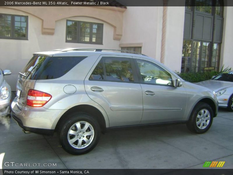 Pewter Metallic / Black 2006 Mercedes-Benz ML 350 4Matic
