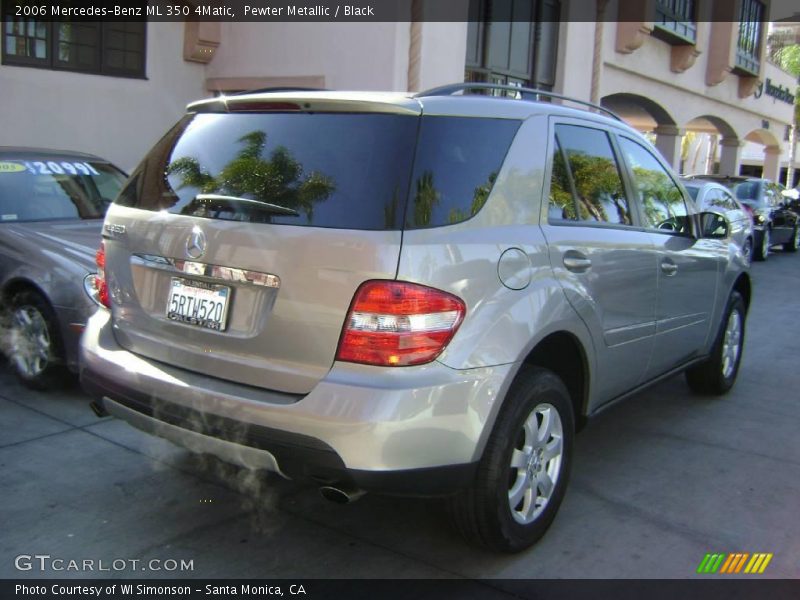 Pewter Metallic / Black 2006 Mercedes-Benz ML 350 4Matic