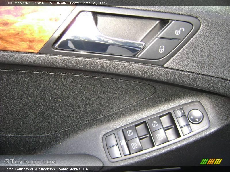 Pewter Metallic / Black 2006 Mercedes-Benz ML 350 4Matic